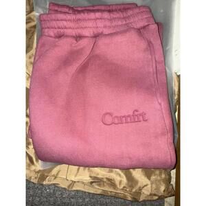 comfort minimalist straight leg sweatpants Colour Berry Size 2XL Oversized New